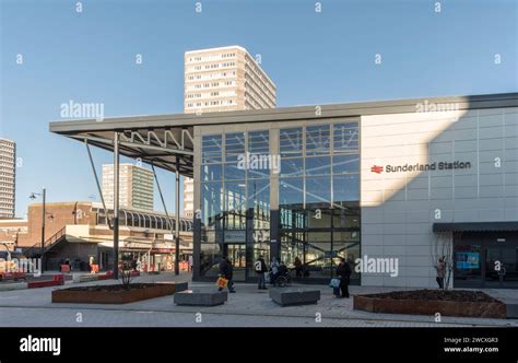 Sunderland Uk 17th Jan 2024 Exterior View Of The Recently Completed New Entrance To Sunderland