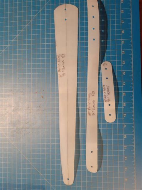 Leather Rifle Sling Template