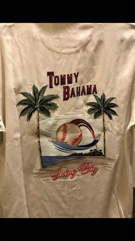 トミーバハマ Mens Tommy Bahama Cream San Diego Padres Baseball Camp Button