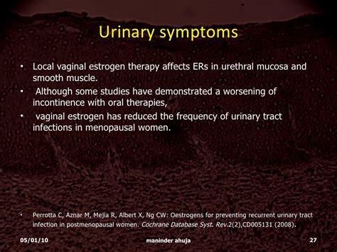 Atrophic Vaginitis Under Treated Under Diagnosed F