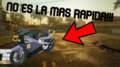 La Moto NRG 500 NO Es La Moto Mas RAPIDA De Gta San Andreas YouTube