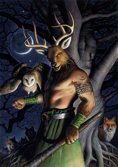 Cernunnos By Hunter Brown Cernunnos Celtic Gods Herne The Hunter