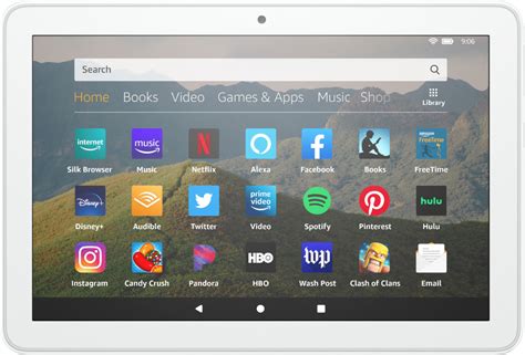 Customer Reviews: Amazon Fire HD 8 10th Generation 8" Tablet 32GB White ...