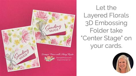 Layered Florals D Embossing Folder Takes Center Stage Youtube