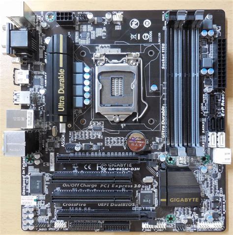 Gigabyte GA B85M D3H Rev1 1 Mainboard Blende B85 Sockel 1150 PCIe 3 0