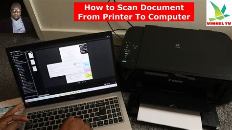 How To Scan Document From Printer To Computer YouTube