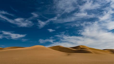 Download Wallpaper 3840x2160 Desert Dunes Sand Sky 4k Uhd 16 9 Hd