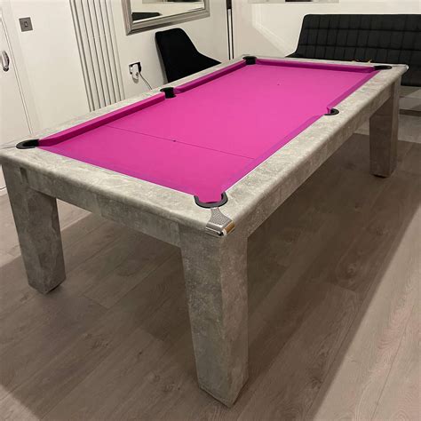 Modern Diner Slate Bed Pool Dining Table 6 Ft 7 Ft Liberty Games