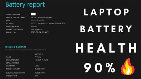 Laptop Battery Health Check How To Check Laptop Battery Health