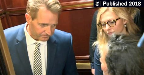 Jeff Flake Is Confronted On Video By Sexual Assault Survivors The New