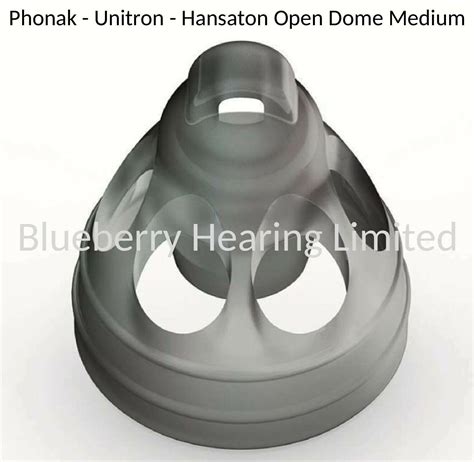 Genuine Phonak Unitron Hansaton Silicone Smokey Domes Open All Sizes Hearing Aids Store