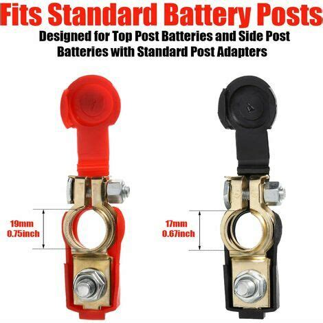 Car Battery Positive And Negative Connector 6pcs Battery Terminal Connector