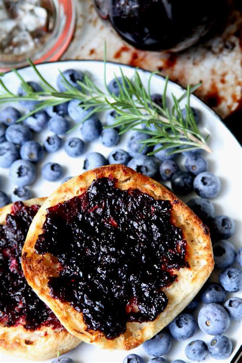 Blueberry Balsamic Jam With A Hint Of Rosemary A Cup Of Sugar A