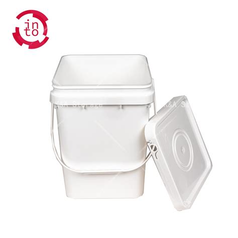 10l Square Pail With Lid Tamper Evident Seal Minimum Order Quantity