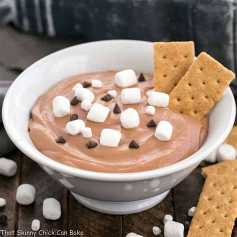 Easy Smores Dessert Dip 3 Ingredients That Skinny Chick Can Bake