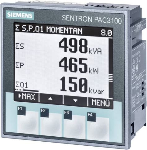 Siemens Sentron Pac Digitaal Inbouwmeetapparaat Multifunctionele