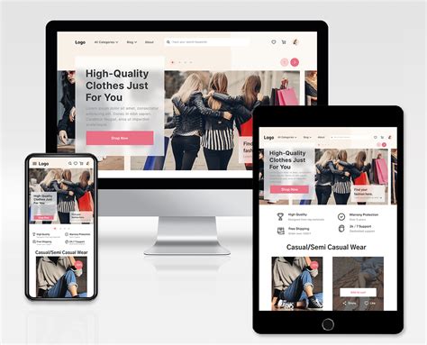 Ecommerce Responsive Website Design Behance