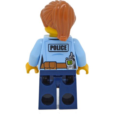 Lego Female Police Officer With Freckles And Ponytail Minifigure