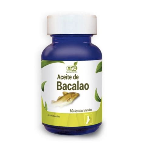 Aceite De Higado Bacalao Capsulas Blandas Marca Anc Tremus