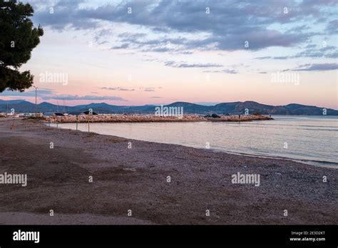 Tolo beach greece hi-res stock photography and images - Alamy