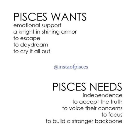 Pisces Memes♓️ On Instagram What Are Your Wants And Needs Follow