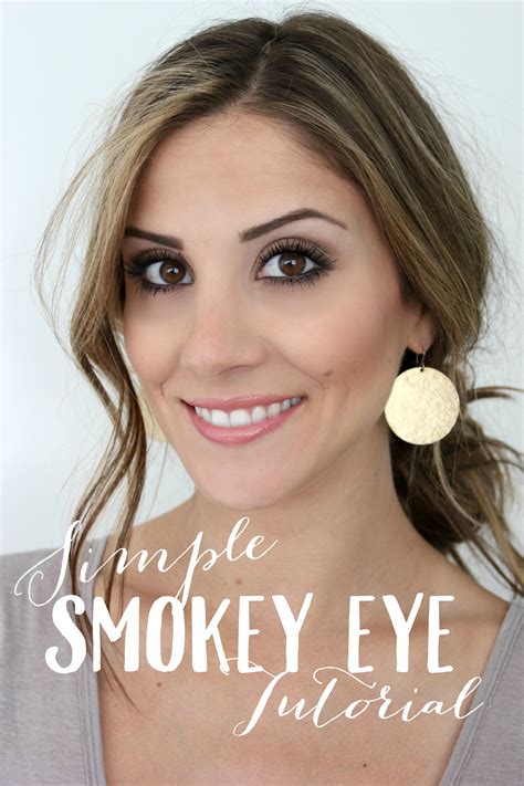 Simple Smokey Eye Tutorial With Urban Decay Naked Smoky Lauren Mcbride