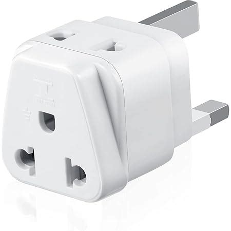 Shaver Adapter Plug Uk With Double Usb Tessan Multi Usb Plug Extension