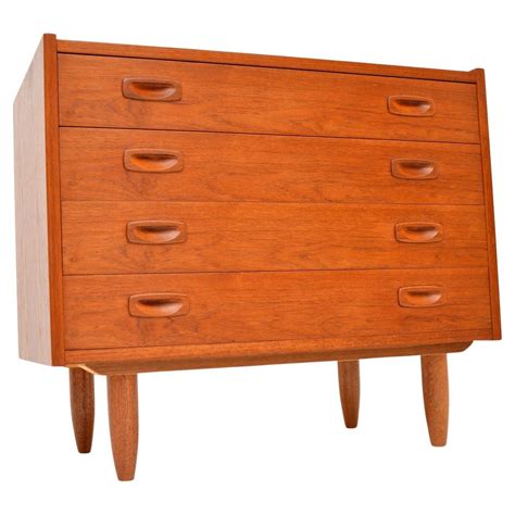 1960 S Danish Teak Vintage Chest Of Drawers For Sale At 1stDibs