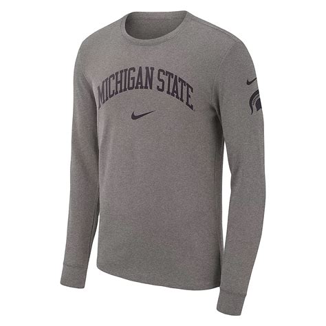 Nike Michigan State Spartans Arch 2 Hit Long Sleeve T Shirt Academy