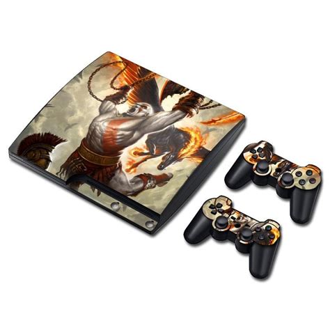 Ps3 Slim Skin Estampas Para Playstation 3 Slim God Of War