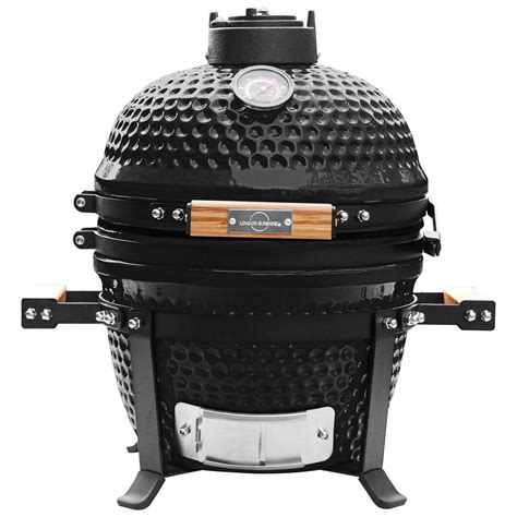 London Sunshine Ceramic Charcoal Bbq Kamado Grill 13 Inch Portable