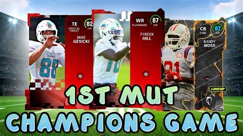 First MUT Champions Games Of Madden 23 YouTube