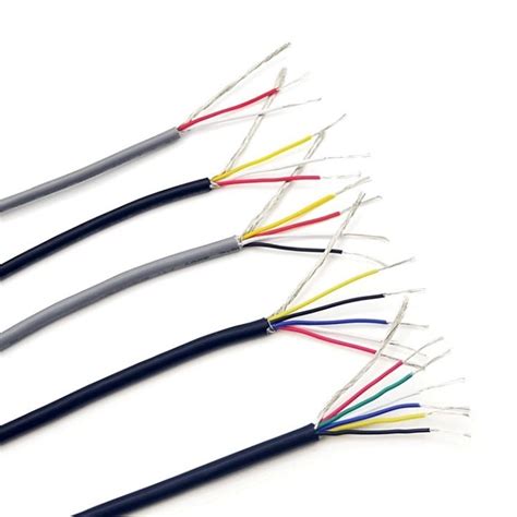 5Meters UL2547 Signal Shielded Cable 28AWG PVC Insulated 2 3 4 Cores