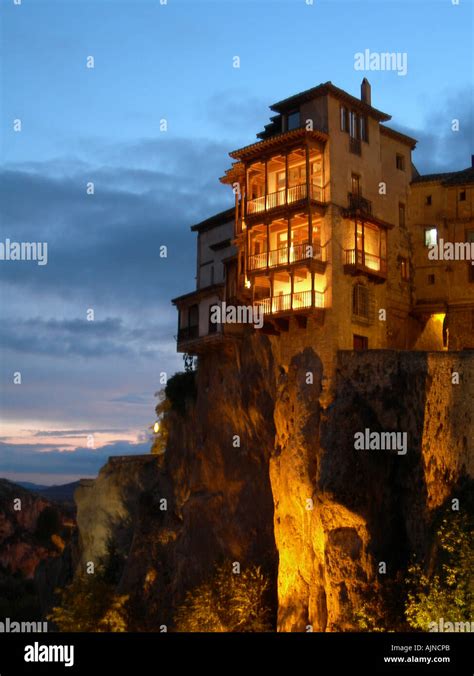 cuenca spain travel hanging houses Stock Photo - Alamy