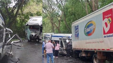 Tragedia Colisi N Entre Bus Y Cami N Deja Nueve Personas Fallecidas