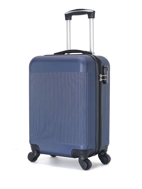 Hero Valise Cabine Abs Cinto E Cm Roues Bleu Marine Kiabi