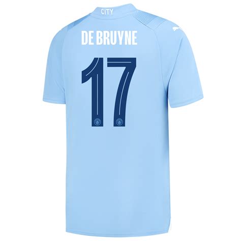 Camiseta 1ª Equipación Manchester City 2023 24 Con Estampado De De Bruyne 17 Official Man City