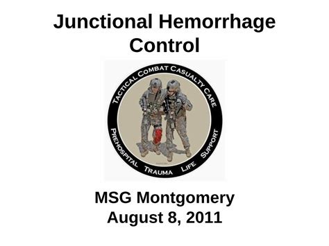 PDF Junctional Hemorrhage Control Health Mil DOKUMEN TIPS