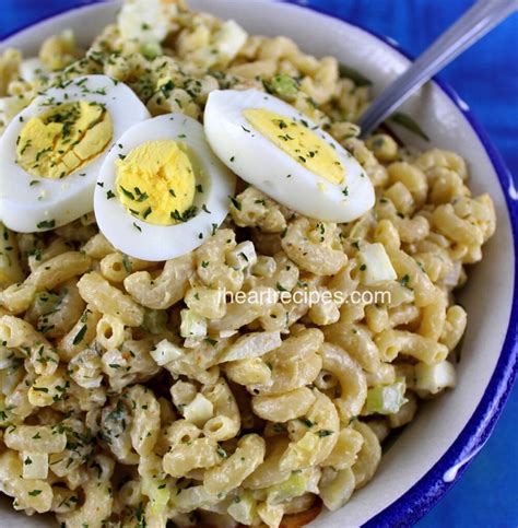 Deviled Egg Macaroni Salad | I Heart Recipes