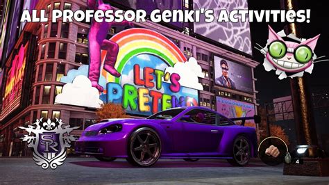 All Professor Genki Activities Saints Row The 3rd Remastered Youtube