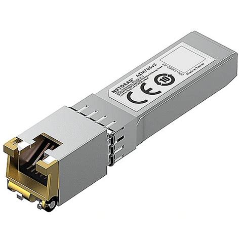 Netgear Gbase T Sfp Rj Modul Cat A Cable Up To Meters