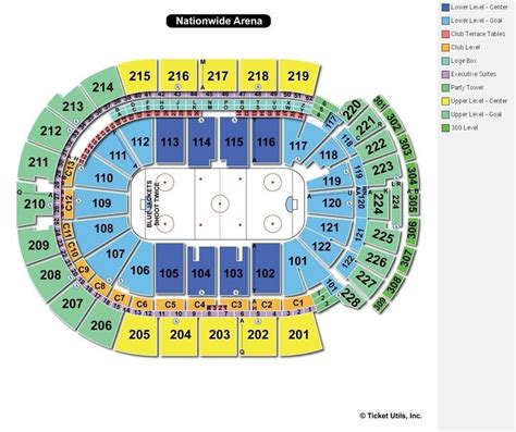 Nationwide Arena Seating Chart Your Ultimate Guide Seatgraph Seating Charts Chart Arena