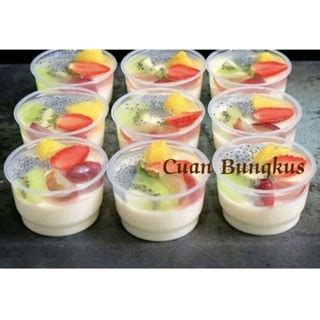 Jual Cup Puding Thinwall Tutup Ml Gelas Pudding Agar