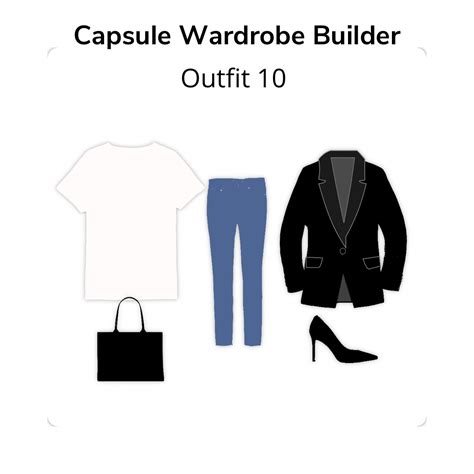 Capsule Wardrobe Builder Outfit 10 Capsule Wardrobe Capsule