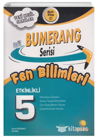 5 Sınıf Fen Bilimleri Etkinlikli Bumerang Serisi Günay Yayınları