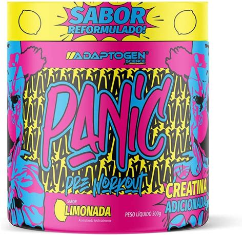 Adaptogen Panic Pré Workout Limonada 300G Amazon br