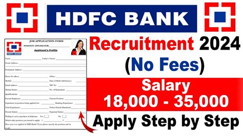 Hdfc Bank Recruitment 2024 How To Apply Online Hdfc Bank Job Vacancy 2024 Hdfc Bank Bharti