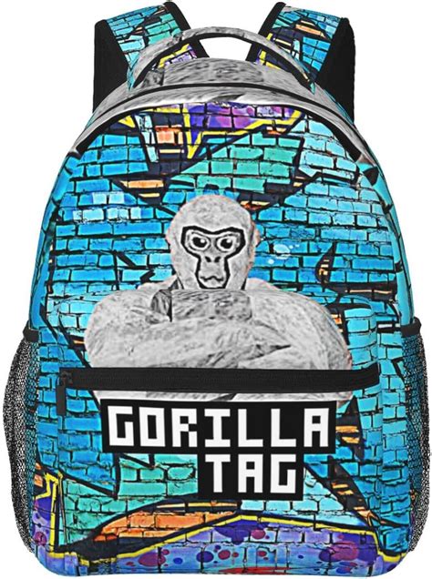 Amazon Fvgwtvs Boy D Printing Gorilla Backpack Cute Cartoon