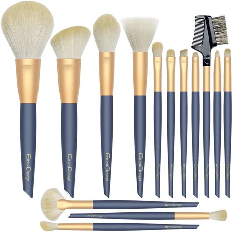 Pinselset Makeup Emaxdesign Schminkpinsel Set 15 Stück Professionelle Make Up Pinsel Set