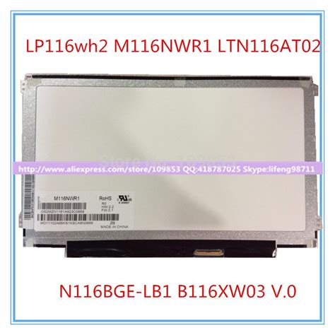 Wxga Hd Conduziu A Tela Lcd Pin Edp N Bge Eb Nt Whm N